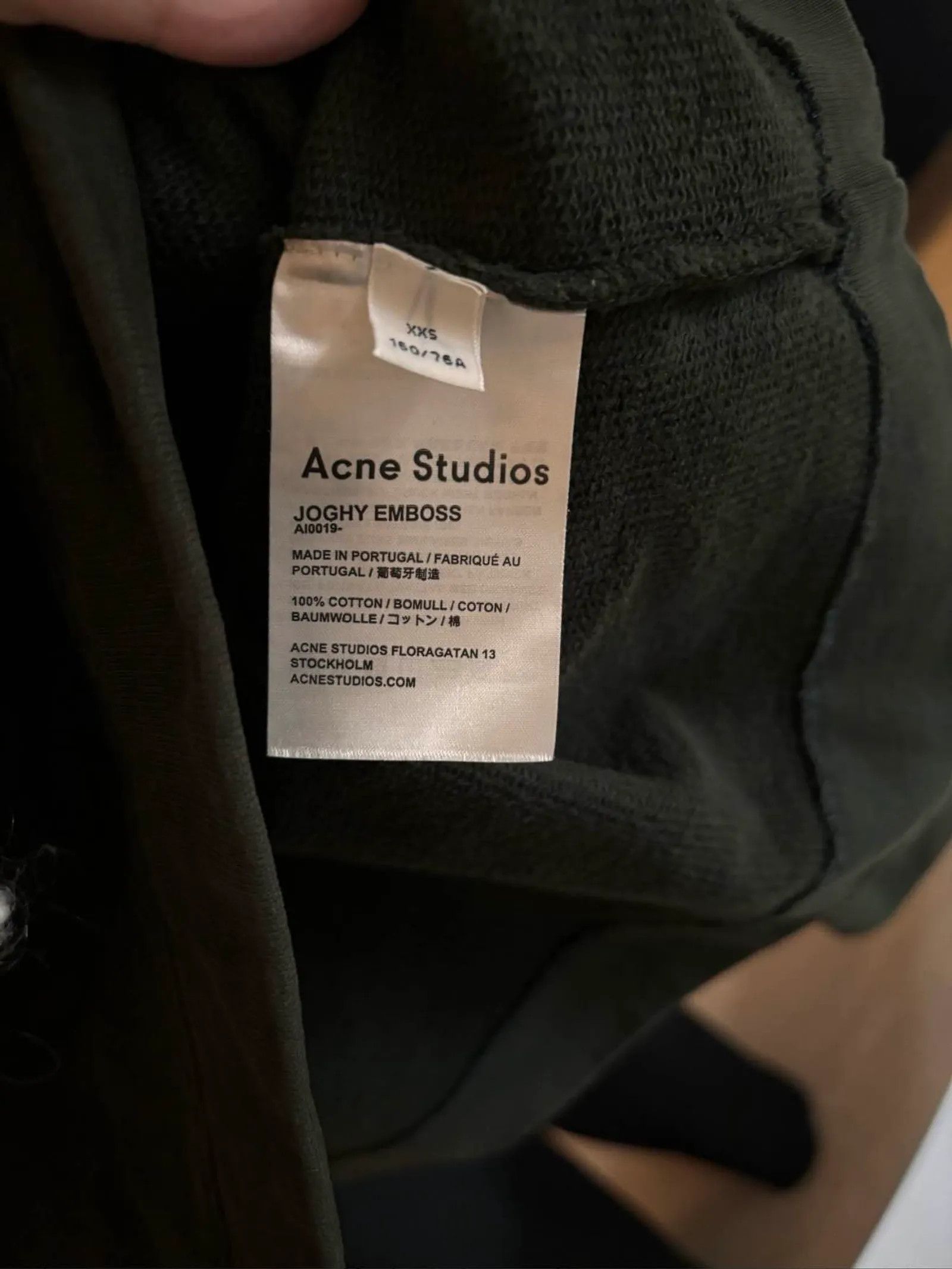 Acne Studios Acne Studios Joghy Emboss Hoodie Size XXS / US 00 / IT 34 - 4 Thumbnail
