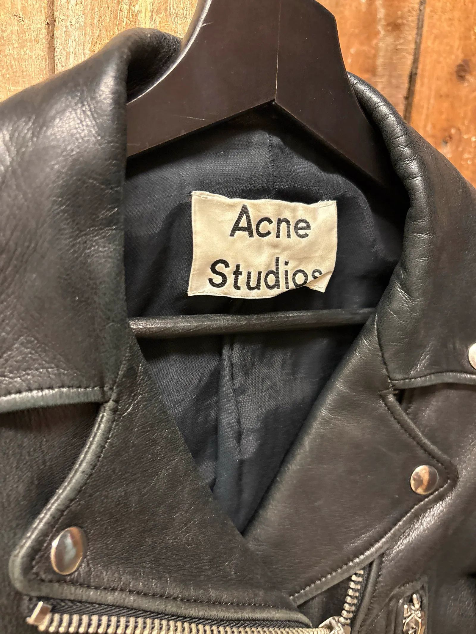 Acne Studios Acne Studios Mock Leather Jacket Size XS / US 0-2 / IT 36-38 - 2 Thumbnail