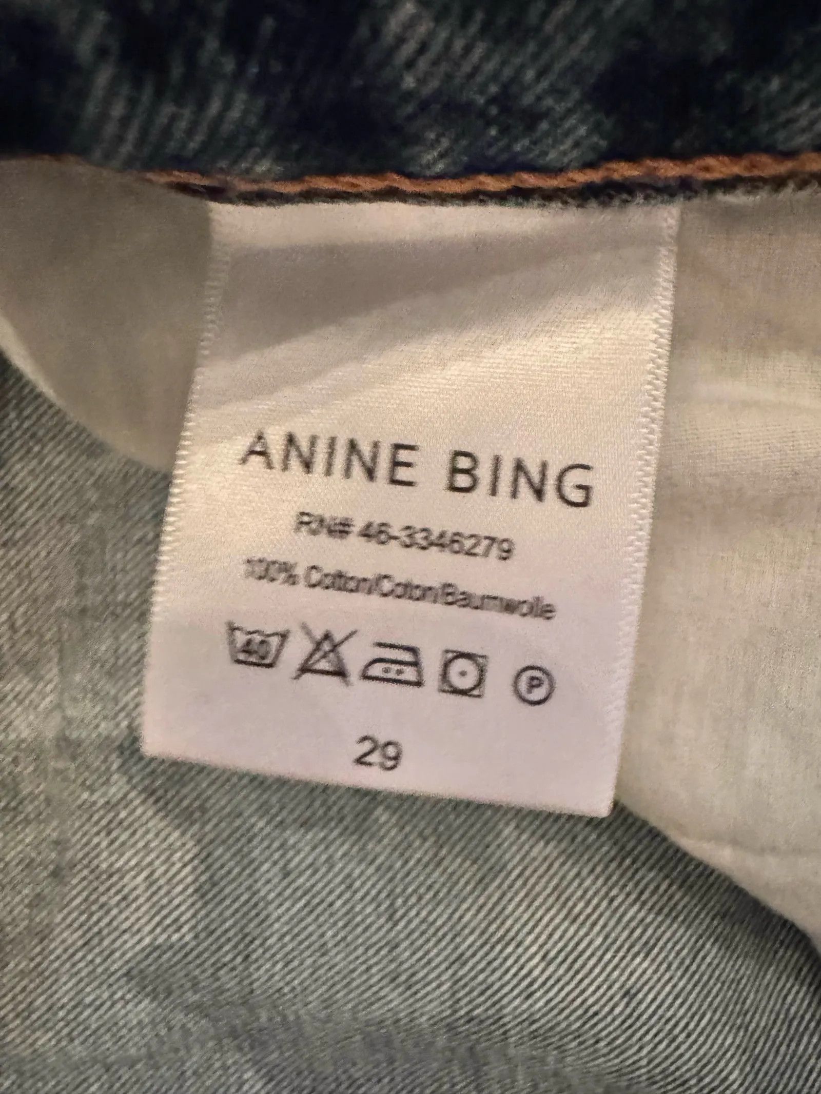 Anine Bing Anine Bing Jeans Size 29" - 2 Thumbnail
