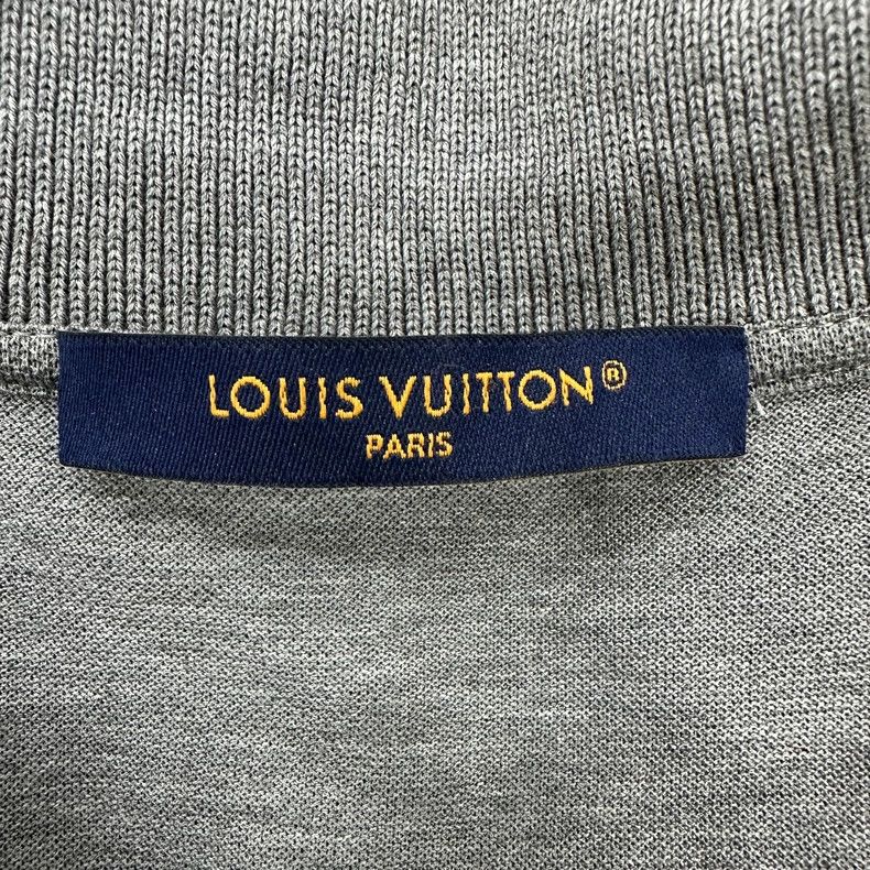 Louis Vuitton Louis Vuitton Gray Short Sleeve Polo Shirt Size US L / EU 52-54 / 3 - 3 Thumbnail