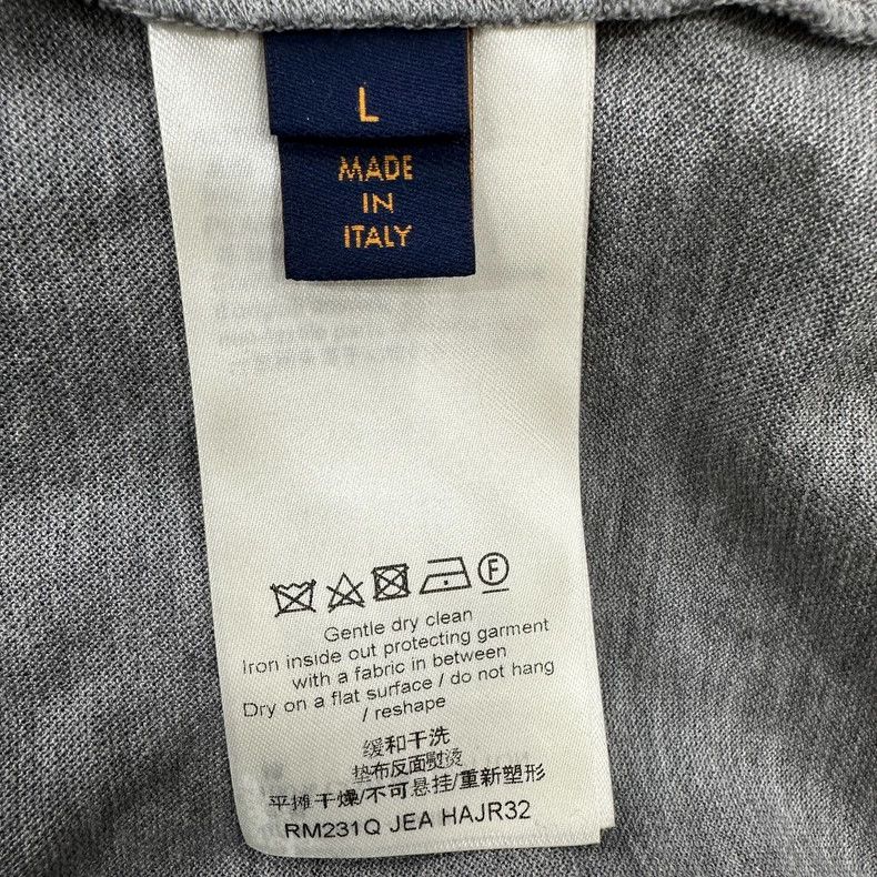Louis Vuitton Louis Vuitton Gray Short Sleeve Polo Shirt Size US L / EU 52-54 / 3 - 4 Thumbnail