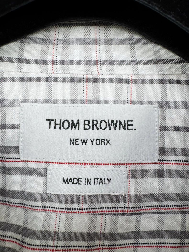 Thom Browne Thom Browne Plaid Long Sleeve Shirt Size US XXL / EU 58 / 5 - 2 Thumbnail