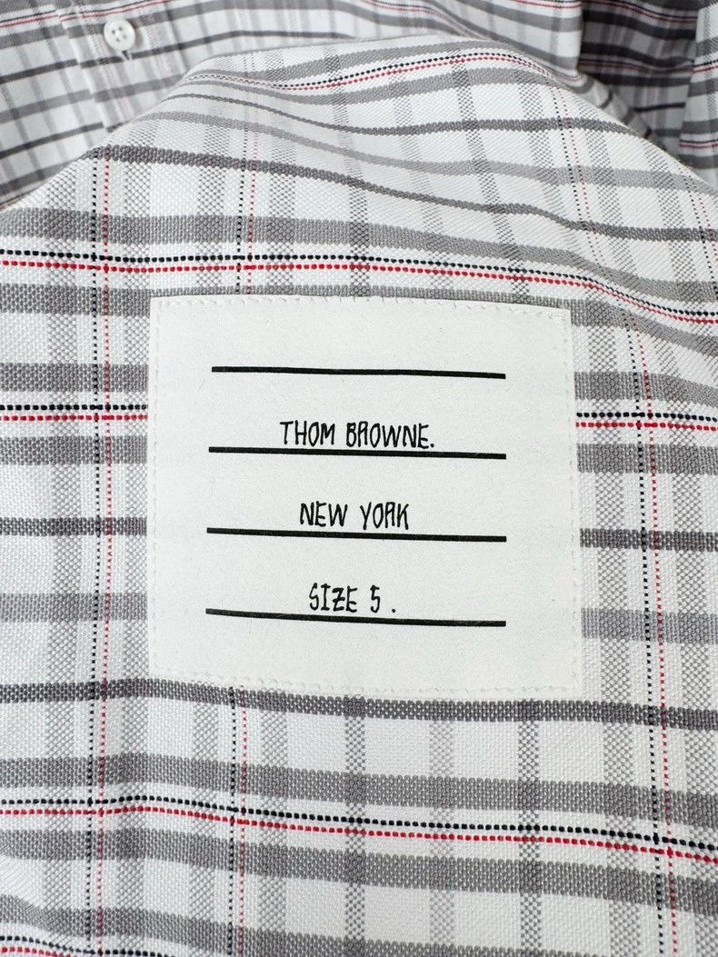 Thom Browne Thom Browne Plaid Long Sleeve Shirt Size US XXL / EU 58 / 5 - 3 Thumbnail