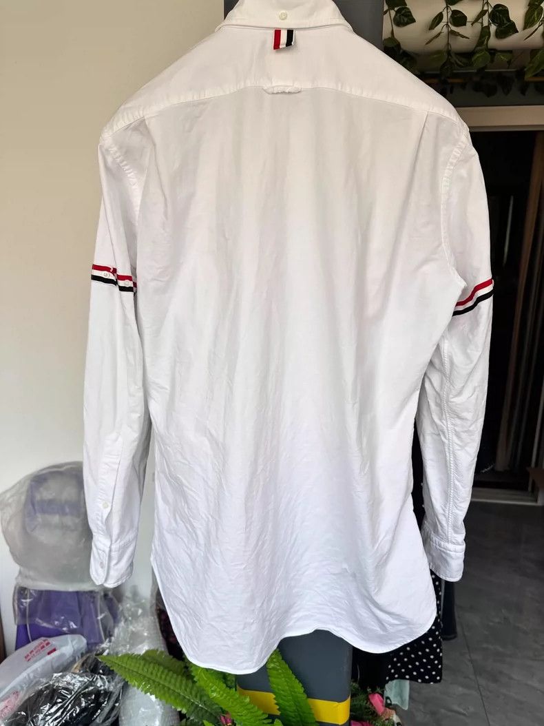 Thom Browne Thom Browne Classic Stripe Button-Up Shirt Size US L / EU 52-54 / 3 - 5 Thumbnail