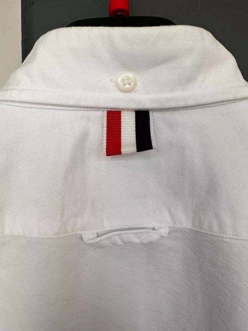 Thom Browne Thom Browne Classic Stripe Button-Up Shirt Size US L / EU 52-54 / 3 - 6 Thumbnail