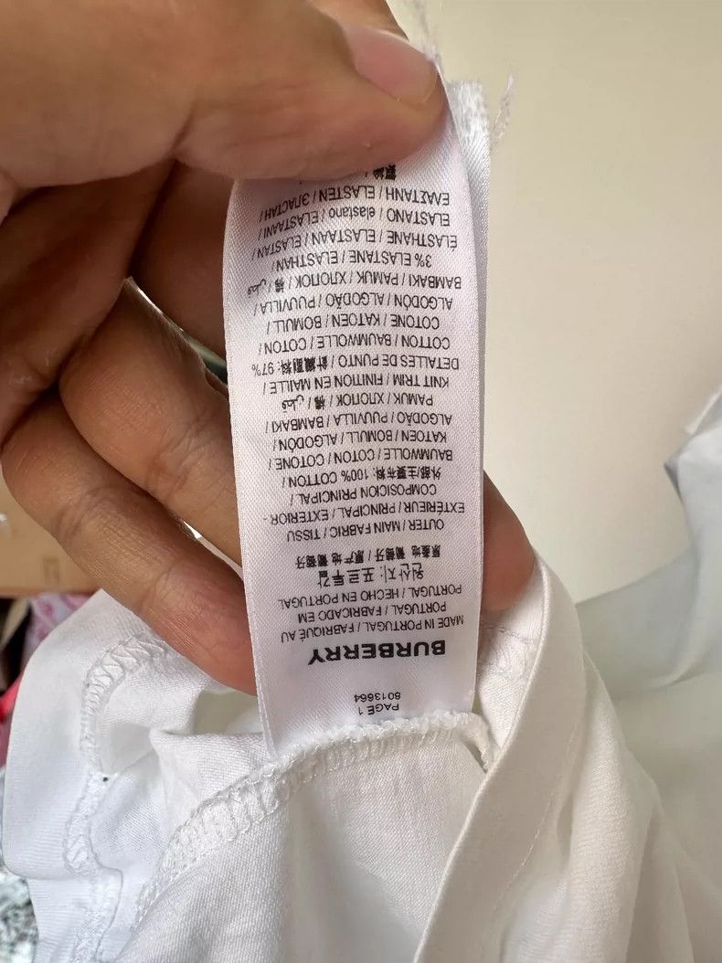 Burberry Burberry White T-Shirt with Deer Print Size US XS / EU 42 / 0 - 6 Thumbnail