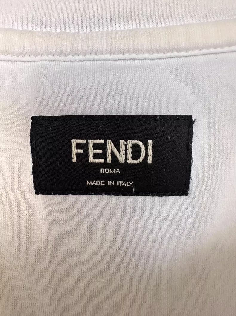 Fendi Fendi Roma Love White Short Sleeve T-Shirt Size US L / EU 52-54 / 3 - 3 Thumbnail