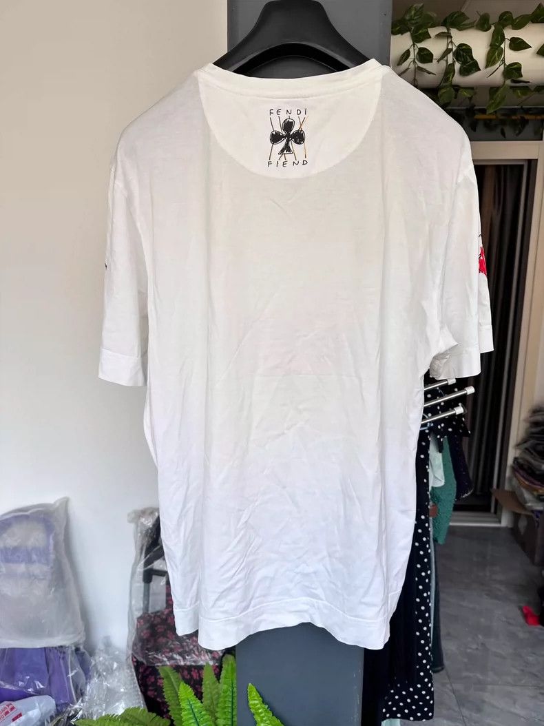 Fendi Roma Love White Short Sleeve T-Shirt