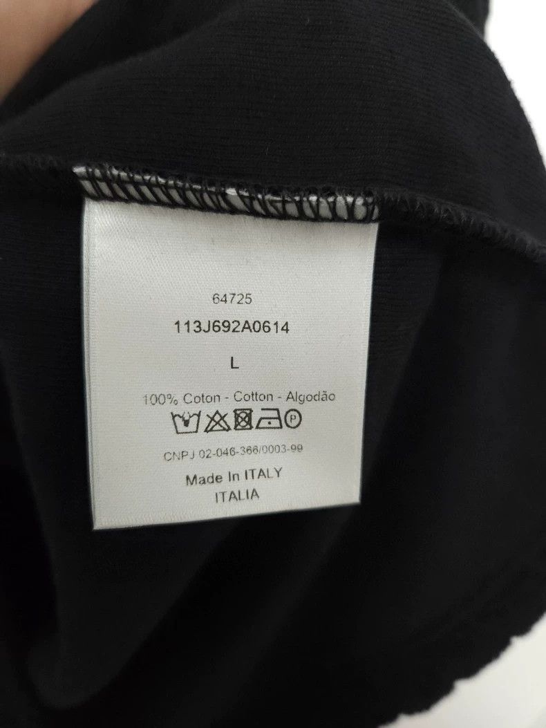 Dior DIOR Black Short Sleeve Towel Print Top Size US XS / EU 42 / 0 - 5 Thumbnail