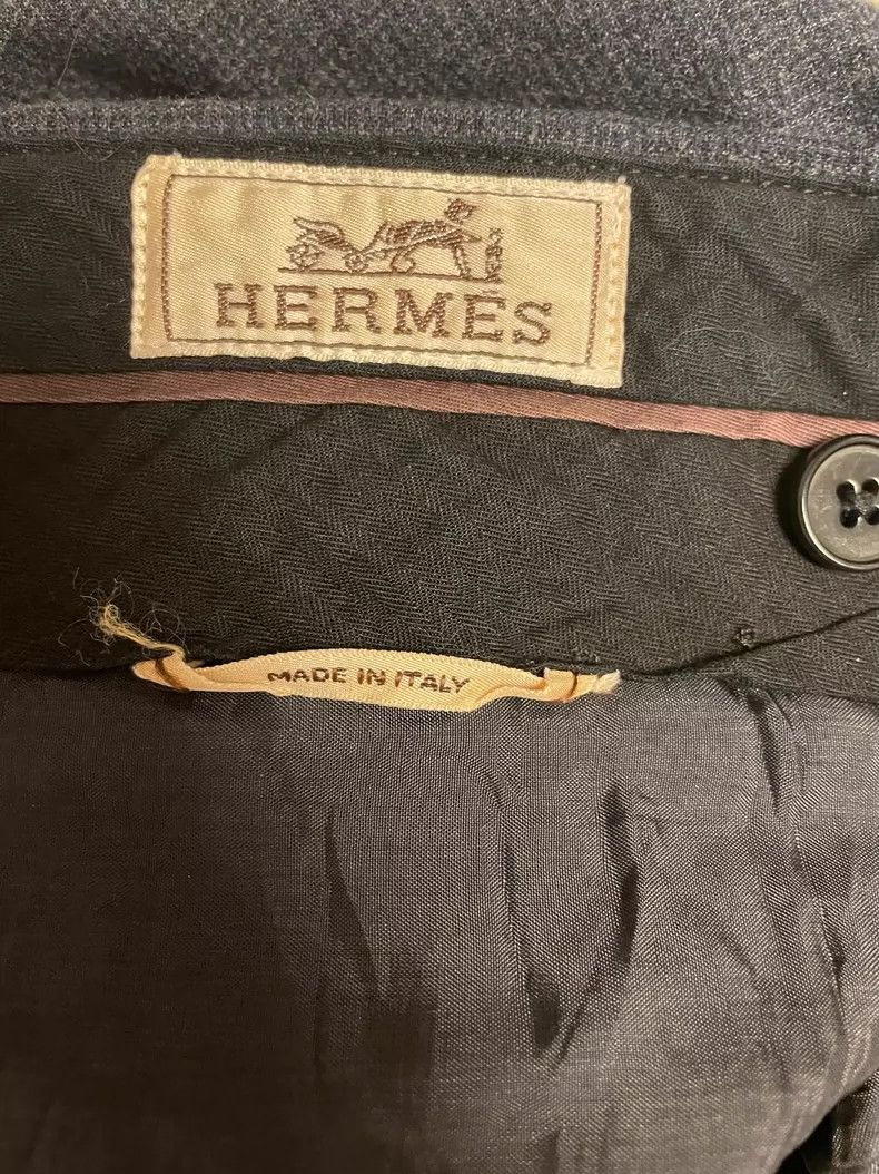 Hermes Hermes Wool Casual Pants for Men Size US 42 / EU 58 - 3 Thumbnail