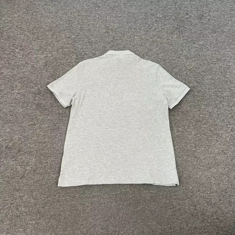 Burberry Burberry Gray Short Sleeve Polo Shirt XL Size US XL / EU 56 / 4 - 2 Thumbnail