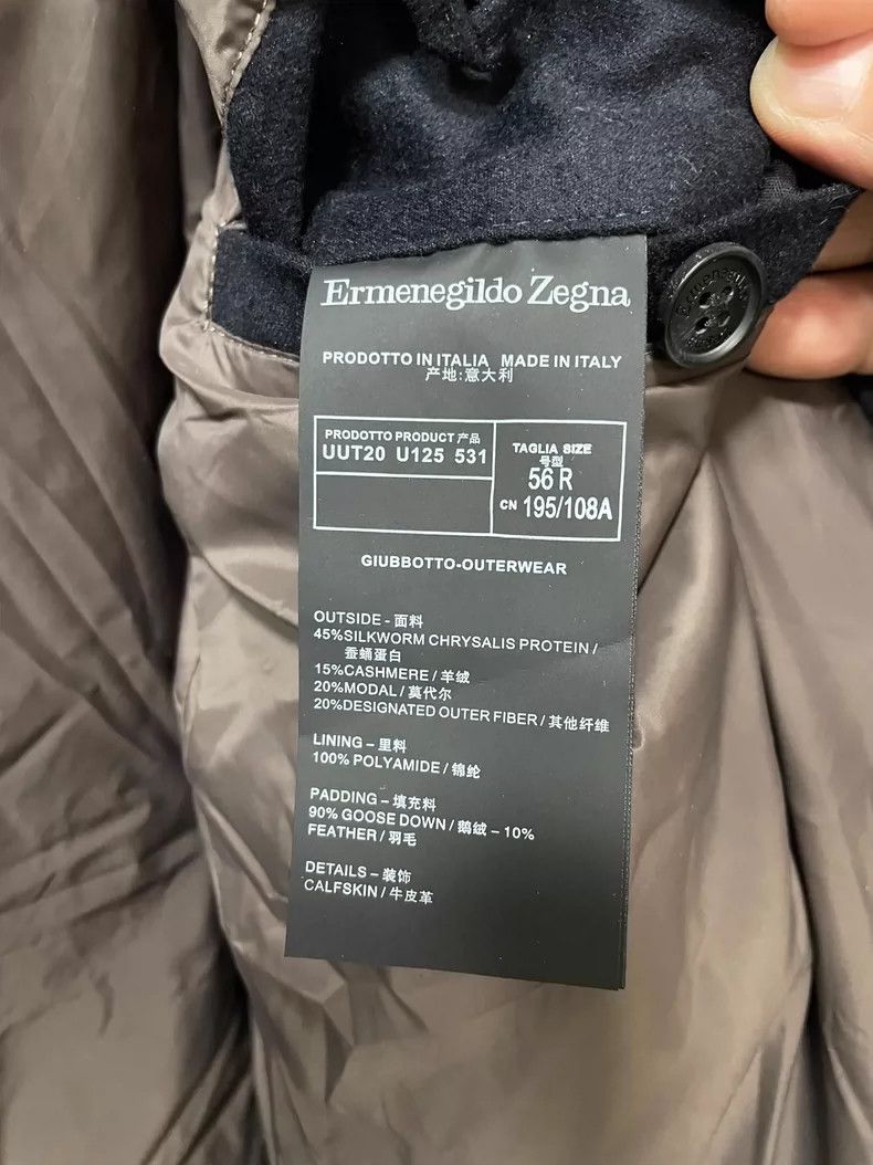 Ermenegildo Zegna Zegna Cashmere Down Jacket Winter Coat Size US XXL / EU 58 / 5 - 6 Thumbnail