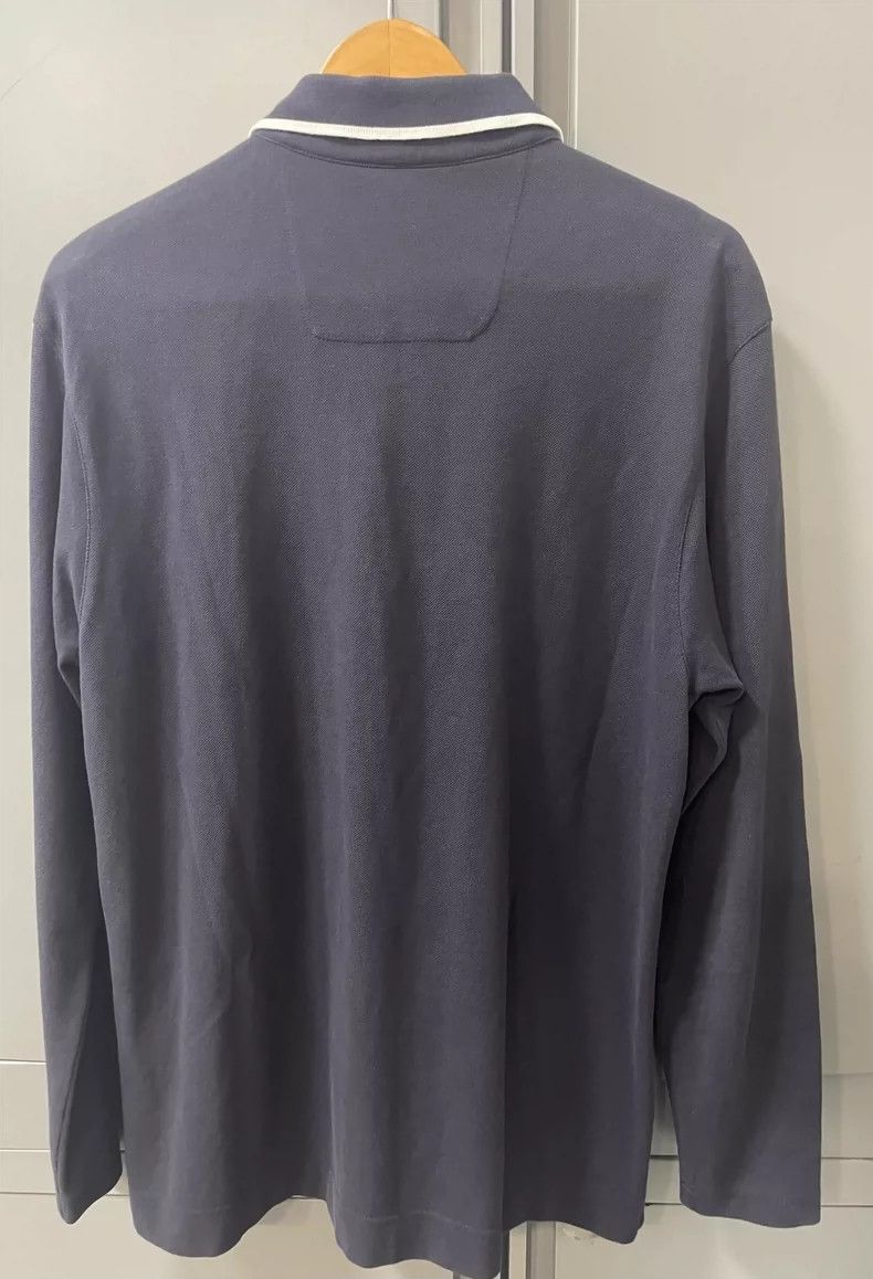 Ermenegildo Zegna Ermenegildo Zegna Long Sleeve Polo Shirt Size US L / EU 52-54 / 3 - 2 Thumbnail