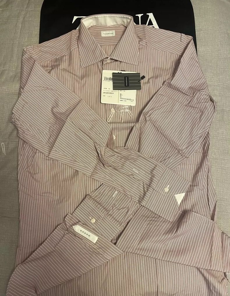 Ermenegildo Zegna Ermenegildo Zegna Long Sleeve Shirt Size US L / EU 52-54 / 3 - 5 Thumbnail
