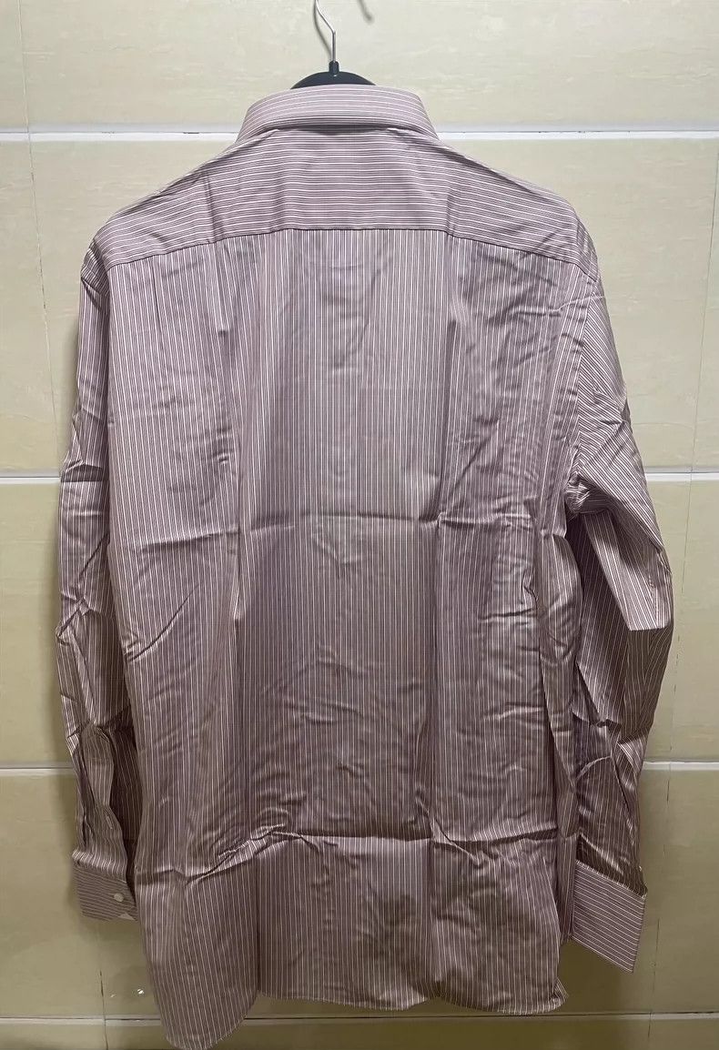 Ermenegildo Zegna Ermenegildo Zegna Long Sleeve Shirt Size US L / EU 52-54 / 3 - 3 Thumbnail
