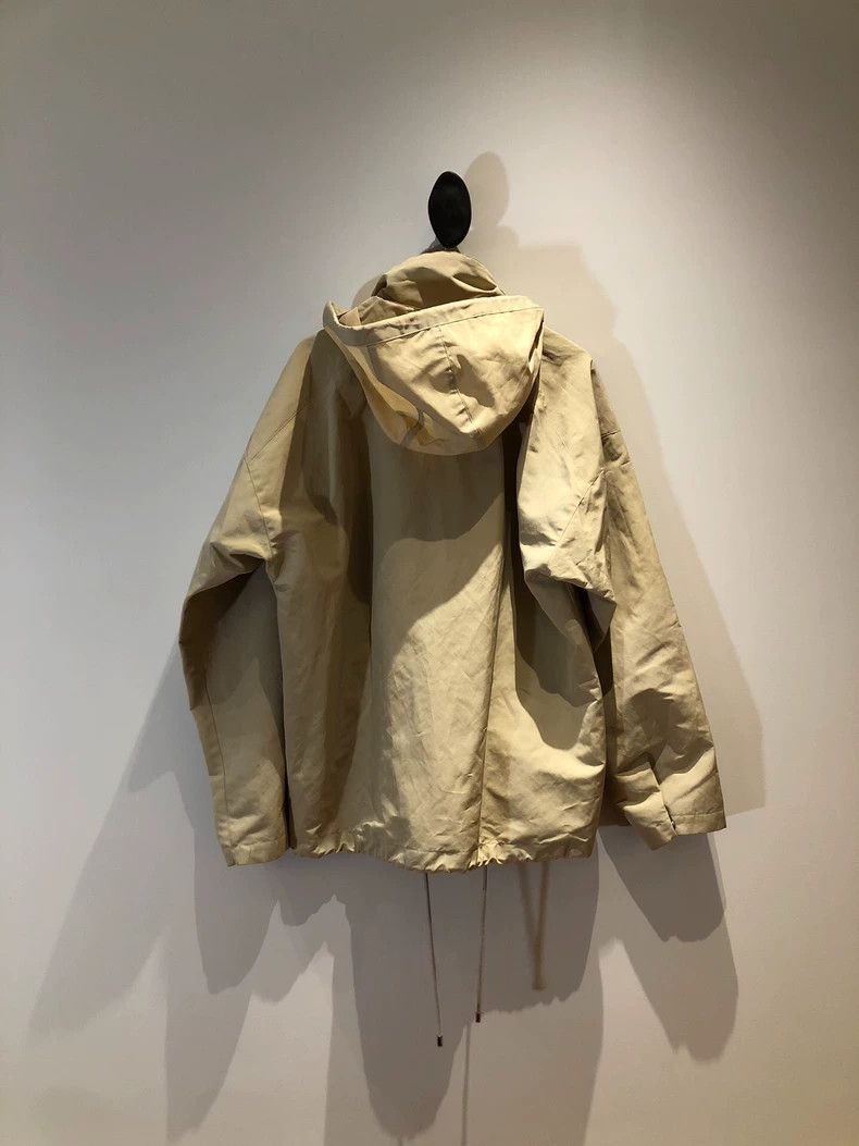 Auralee Auralee Khaki Hooded Jacket Size S/M Size US M / EU 48-50 / 2 - 2 Thumbnail