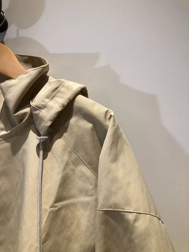 Auralee Auralee Khaki Hooded Jacket Size S/M Size US M / EU 48-50 / 2 - 4 Thumbnail