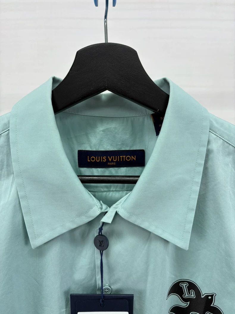 Louis Vuitton Louis Vuitton Short Sleeve Dove Print Shirt Size US M / EU 48-50 / 2 - 5 Thumbnail