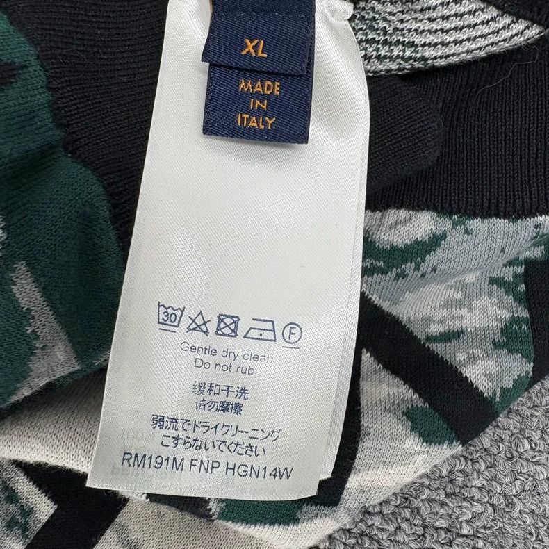 Louis Vuitton Louis Vuitton Camouflage Knit Sweater XL Size US XL / EU 56 / 4 - 5 Thumbnail