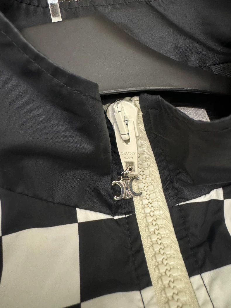 Celine Celine Black and White Checkered Windbreaker Size US XXL / EU 58 / 5 - 4 Thumbnail