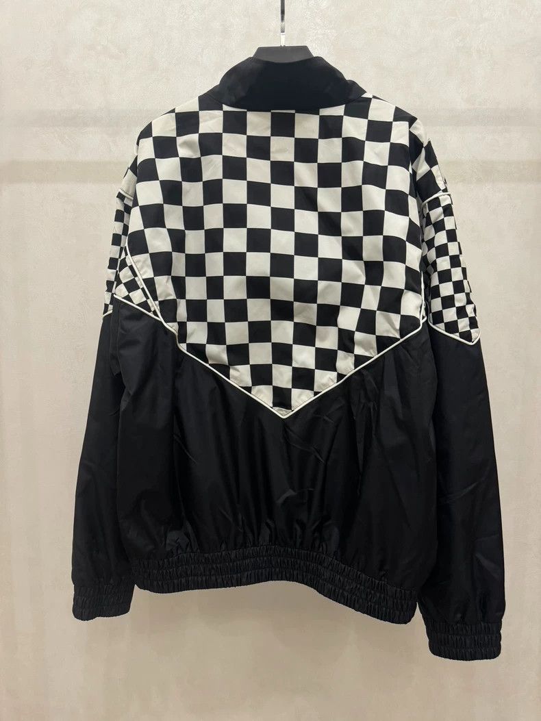 Celine Celine Black and White Checkered Windbreaker Size US XXL / EU 58 / 5 - 2 Thumbnail