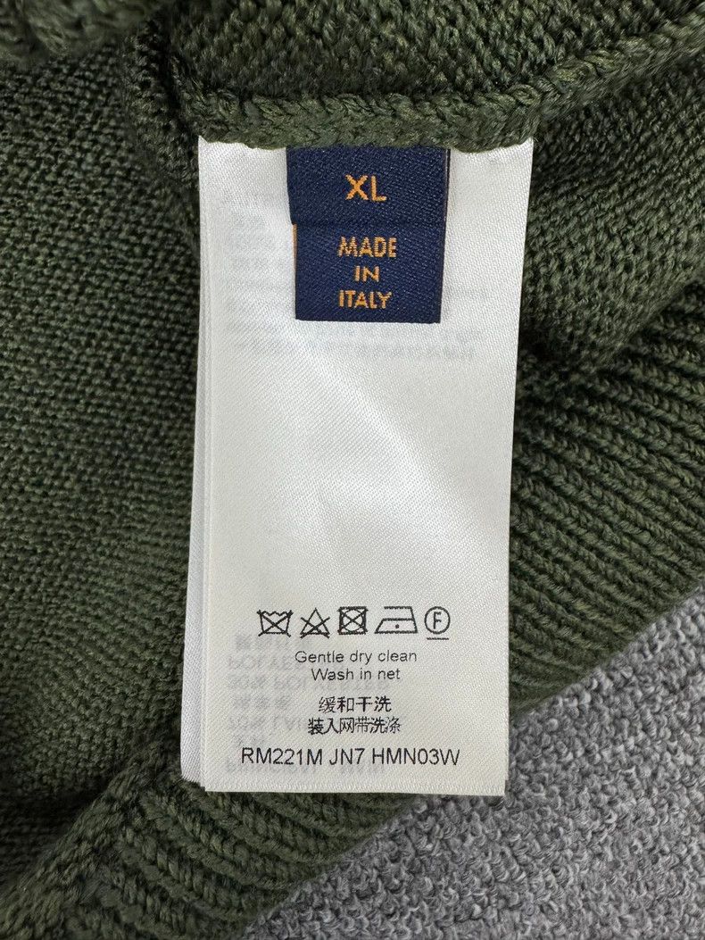 Louis Vuitton Louis Vuitton Nigo Cardigan in Green Size US XL / EU 56 / 4 - 5 Thumbnail