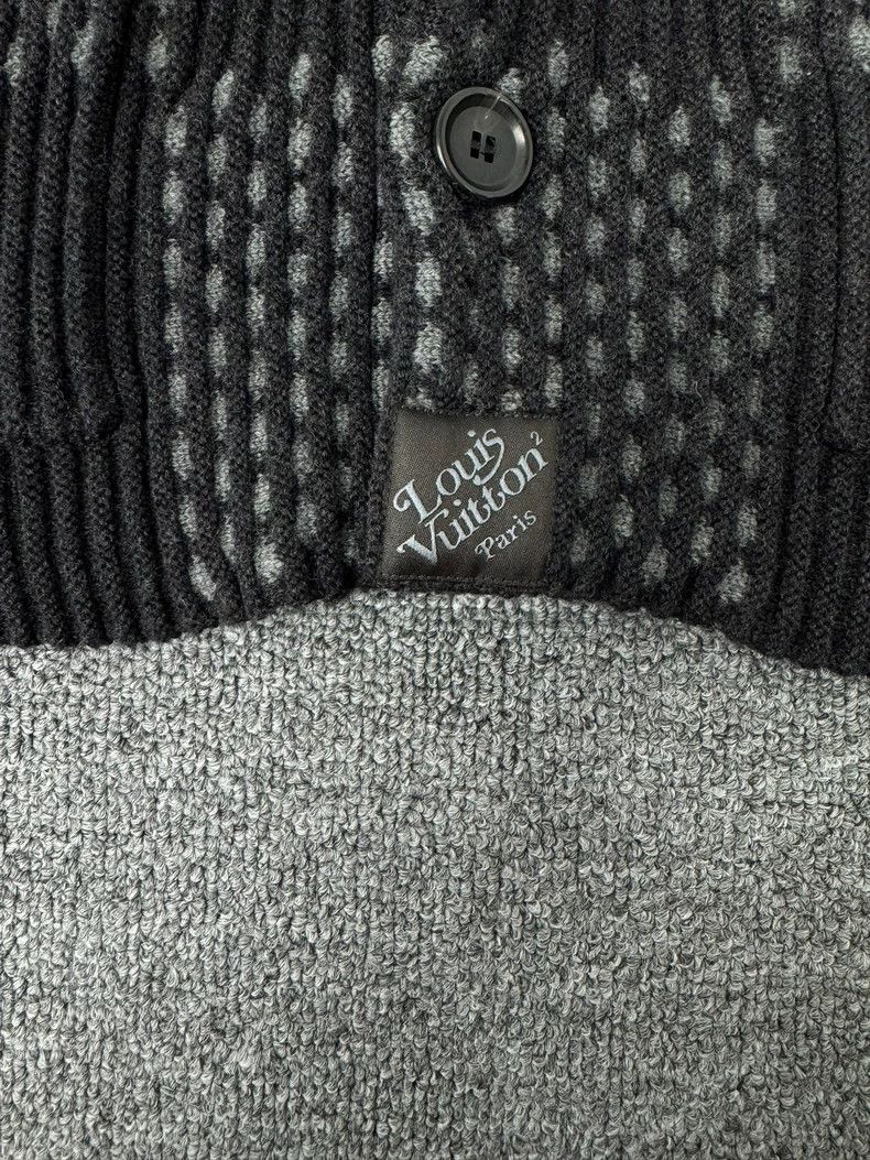 Louis Vuitton Louis Vuitton Black Checkered Cardigan Size US L / EU 52-54 / 3 - 4 Thumbnail