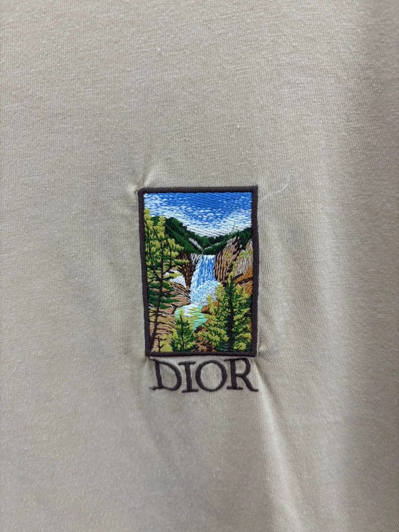 Dior Dior Scenic Pattern Embroidered Logo Short Sleeve Size US XS / EU 42 / 0 - 4 Thumbnail