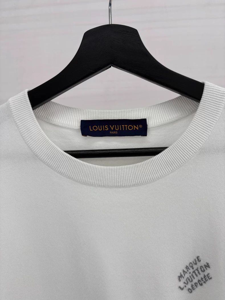 Louis Vuitton Louis Vuitton Short Sleeve Knit Logo Tee Size US M / EU 48-50 / 2 - 5 Thumbnail