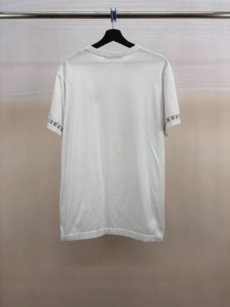 Louis Vuitton Louis Vuitton Short Sleeve Knit Logo Tee Size US M / EU 48-50 / 2 - 2 Thumbnail