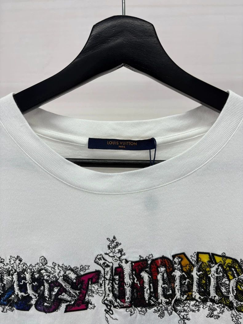 Louis Vuitton Louis Vuitton Green Wild Embroidery Short Sleeve Tee Size US M / EU 48-50 / 2 - 5 Thumbnail