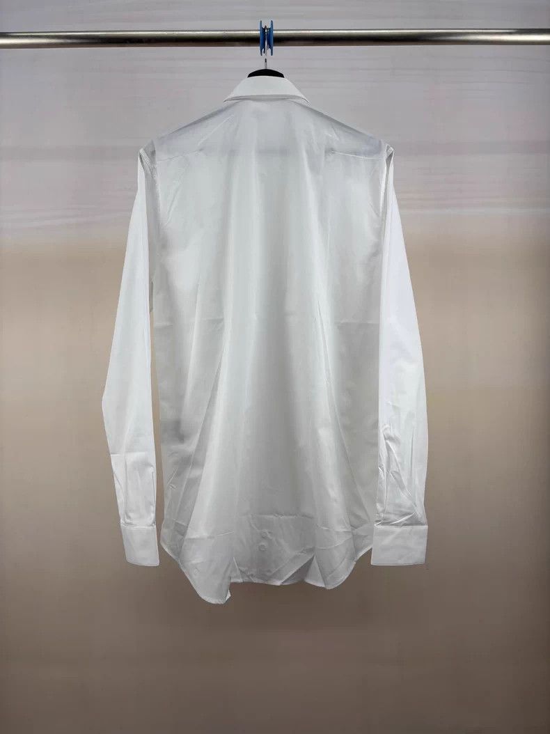 Dior Dior Embroidered Logo Long Sleeve Shirt Size US M / EU 48-50 / 2 - 2 Thumbnail