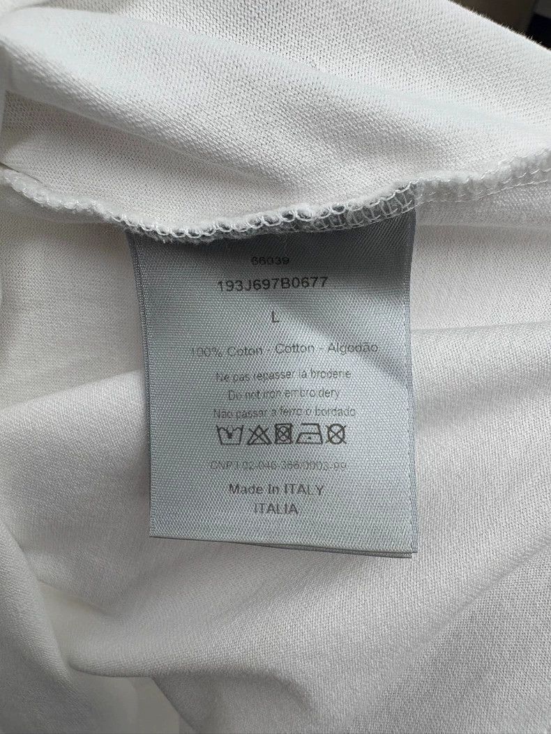 Dior Dior Artist Collaboration Embroidered Logo T-Shirt Size US L / EU 52-54 / 3 - 6 Thumbnail