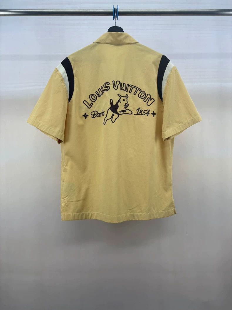 Louis Vuitton Louis Vuitton Tyler Embroidered Short Sleeve Shirt Size US M / EU 48-50 / 2 - 2 Thumbnail