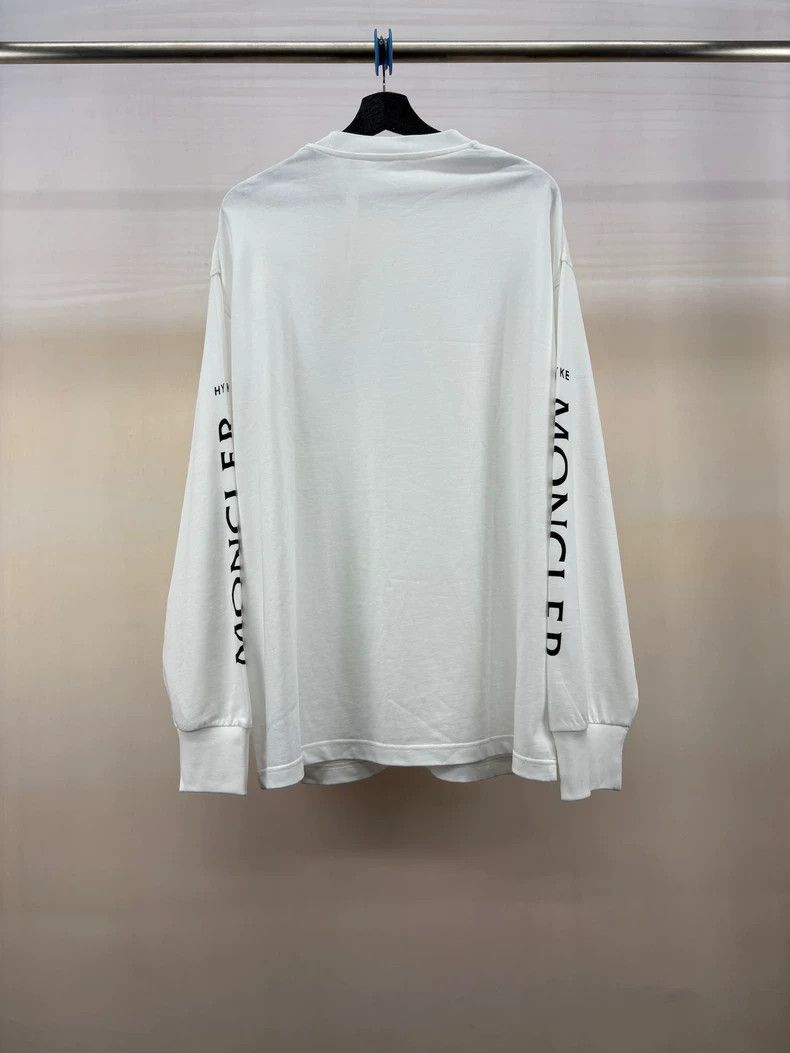 Moncler Moncler Long Sleeve Logo Shirt Size L Size US L / EU 52-54 / 3 - 2 Thumbnail