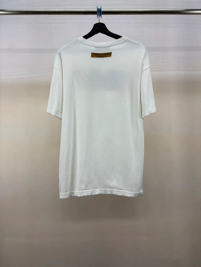 Louis Vuitton Louis Vuitton Tiger Stripe Knit Short Sleeve Shirt Size US M / EU 48-50 / 2 - 2 Thumbnail