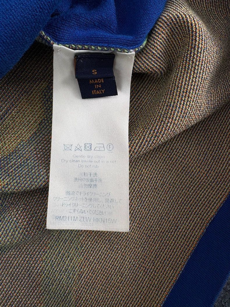 Louis Vuitton Louis Vuitton Blue Note Knit Short Sleeve Shirt Size US S / EU 44-46 / 1 - 6 Thumbnail