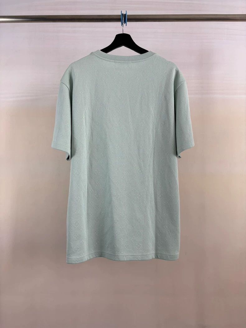 Louis Vuitton Louis Vuitton Mint Green Short Sleeve Shirt Size US XL / EU 56 / 4 - 2 Thumbnail
