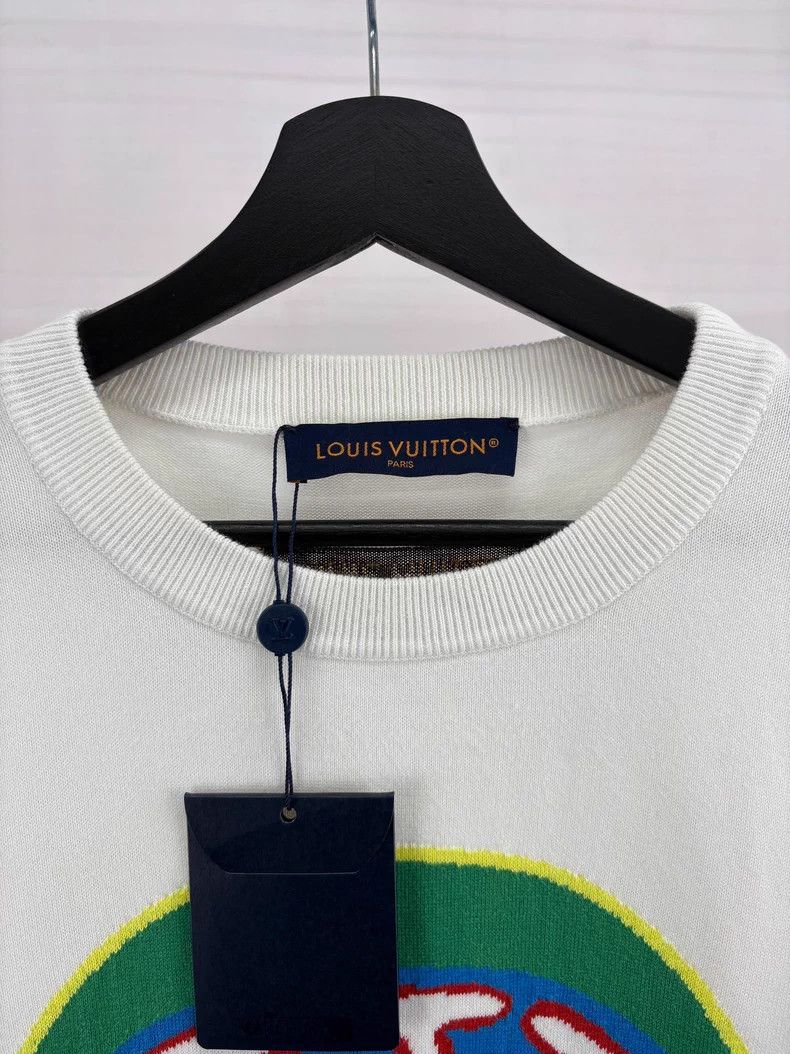 Louis Vuitton Louis Vuitton Flame Knit Short Sleeve T-Shirt Size US XL / EU 56 / 4 - 5 Thumbnail