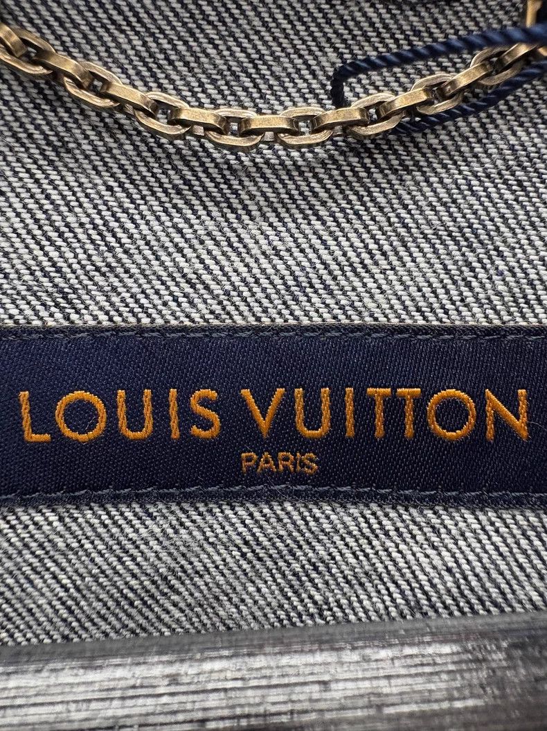 Louis Vuitton Louis Vuitton Denim Short Sleeve Shirt XS Size US XS / EU 42 / 0 - 6 Thumbnail