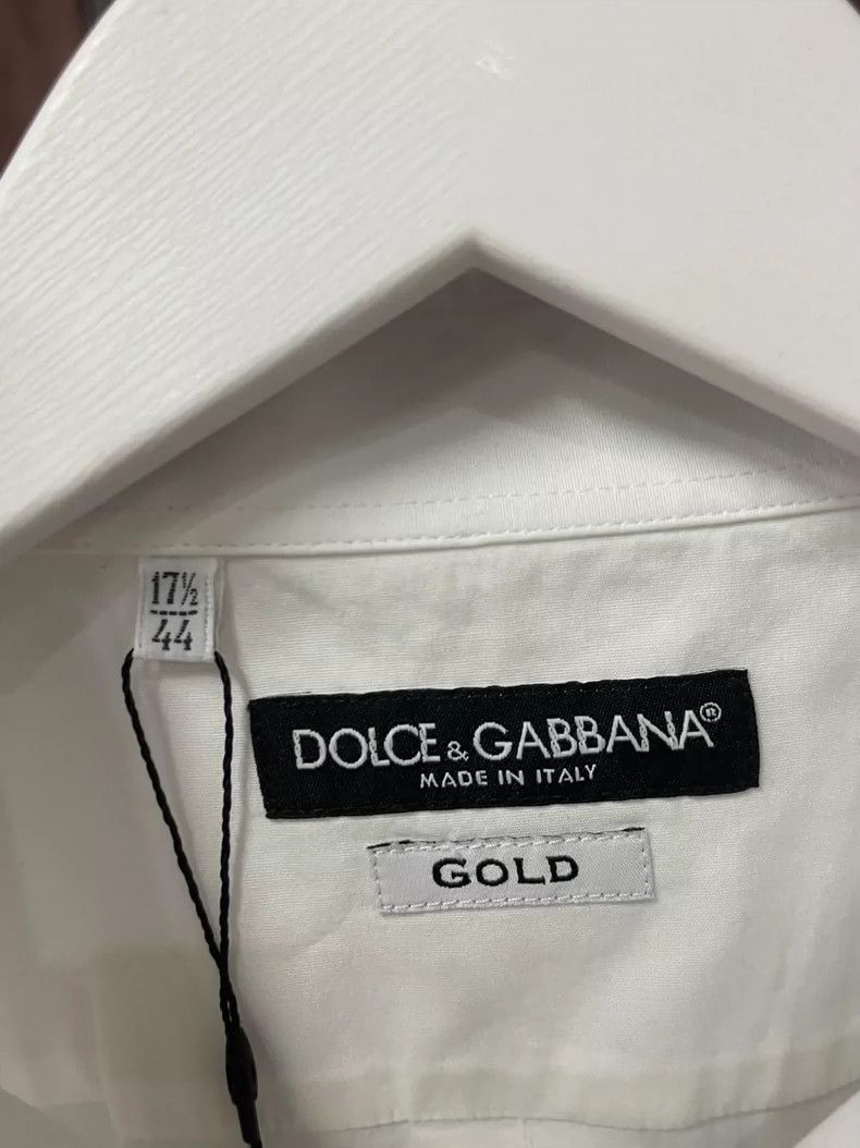 Dolce & Gabbana Dolce & Gabbana Long Sleeve White Shirt Size US M / EU 48-50 / 2 - 5 Thumbnail