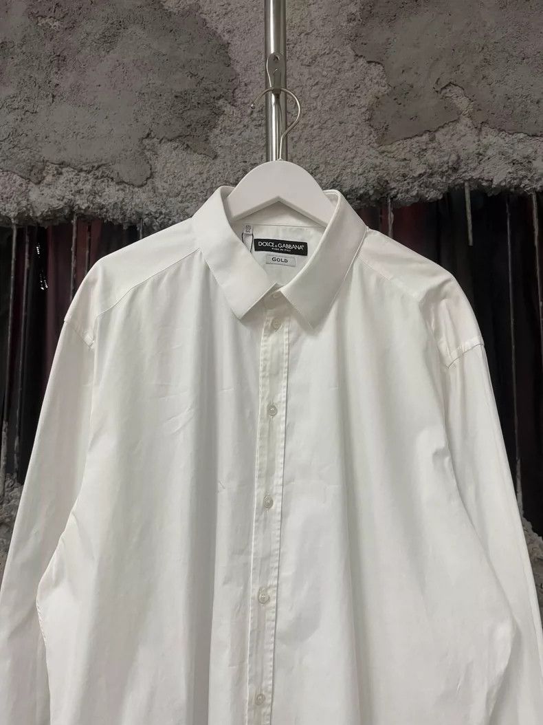Dolce & Gabbana Dolce & Gabbana Long Sleeve White Shirt Size US M / EU 48-50 / 2 - 3 Thumbnail