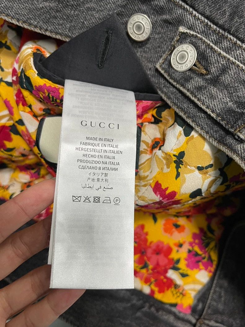 Gucci Gucci Denim Jacket with Unique Embroidery Size US L / EU 52-54 / 3 - 6 Thumbnail