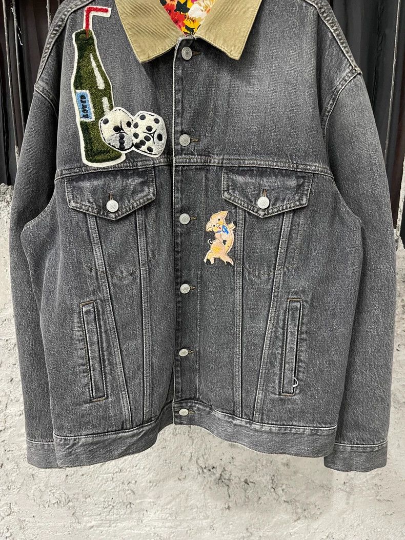 Gucci Gucci Denim Jacket with Unique Embroidery Size US L / EU 52-54 / 3 - 4 Thumbnail
