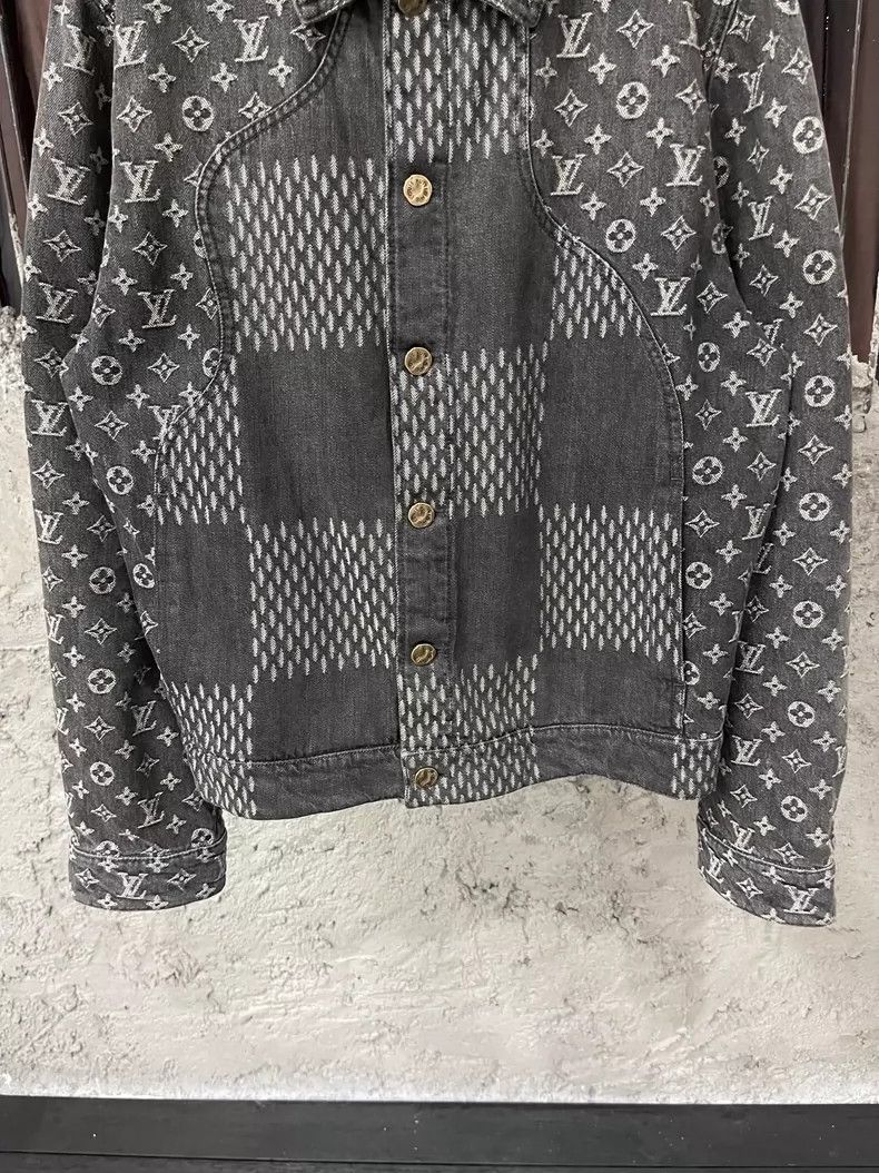 Louis Vuitton Louis Vuitton Nigo Denim Jacket Size US L / EU 52-54 / 3 - 4 Thumbnail