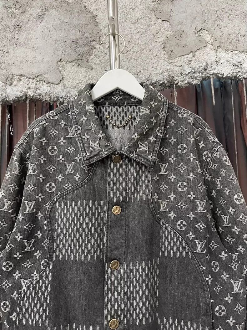 Louis Vuitton Louis Vuitton Nigo Denim Jacket Size US L / EU 52-54 / 3 - 3 Thumbnail