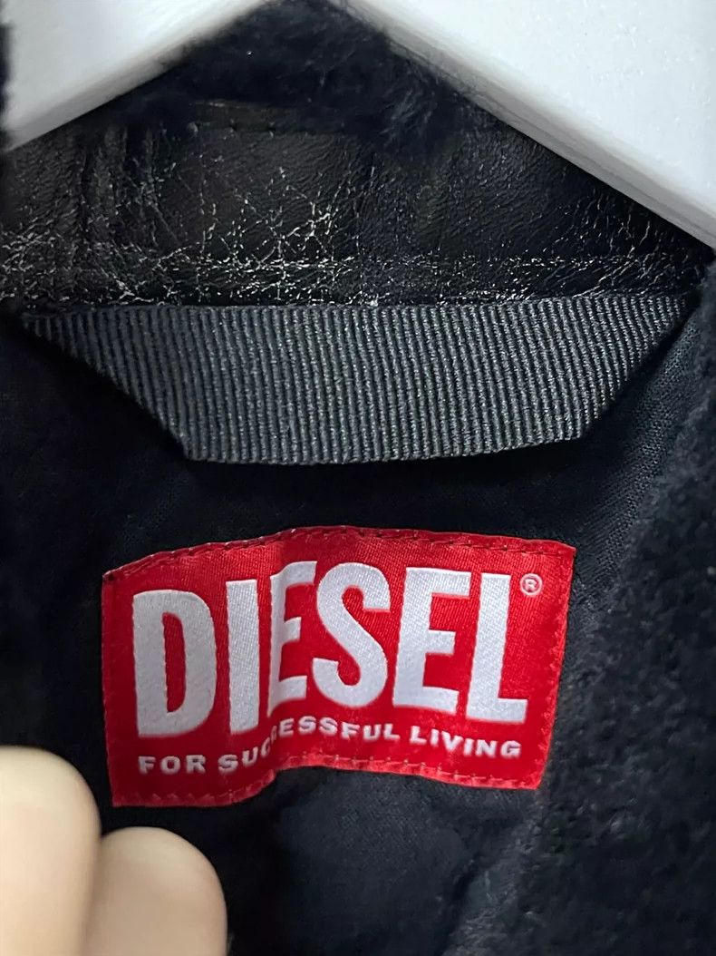 Diesel Vintage Boxy Leather Jacket by Diesel Size US L / EU 52-54 / 3 - 5 Thumbnail