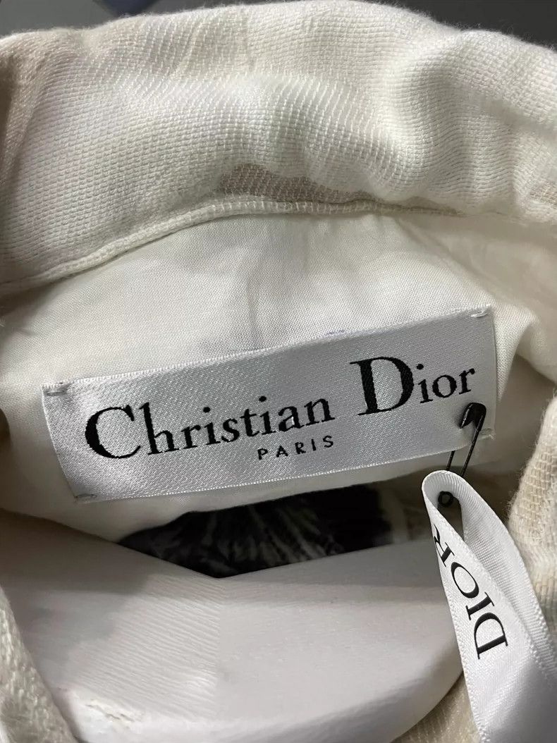 Dior Dior Floral Denim Jacket with Embroidery Size US S / EU 44-46 / 1 - 6 Thumbnail