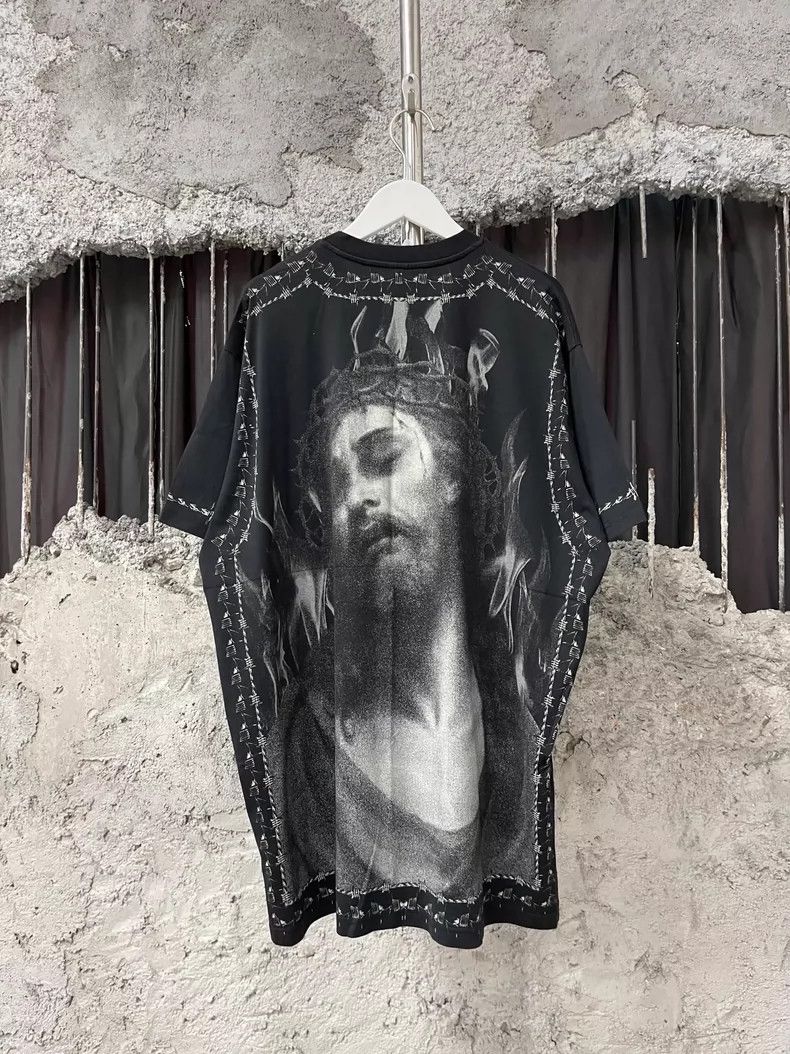 Givenchy Jesus Short Sleeve T-Shirt