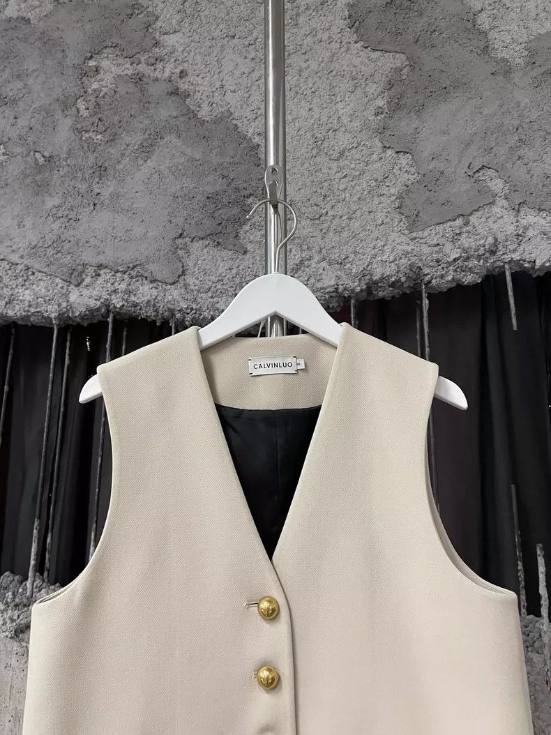 Calvin Klein 205W39NYC Calvin Luo Sleeveless Vest with Buttons Size US S / EU 44-46 / 1 - 3 Thumbnail